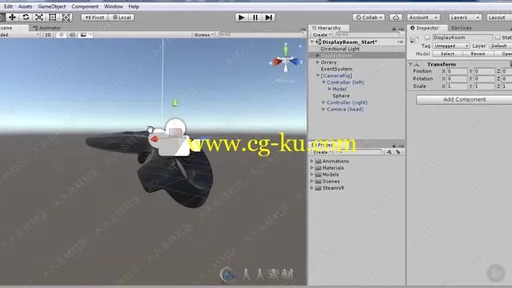 Unity中VR游戏UI交互场景实例制作视频教程的图片1
