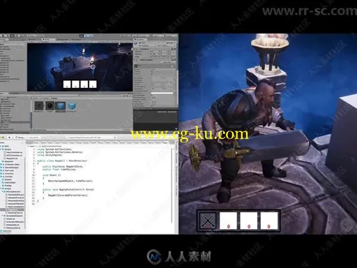 Unity游戏战斗系统制作视频教程的图片1