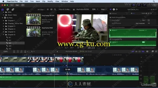 Final Cut Pro X 10.3与10.4影视后期基础核心技术训练视频教程的图片3