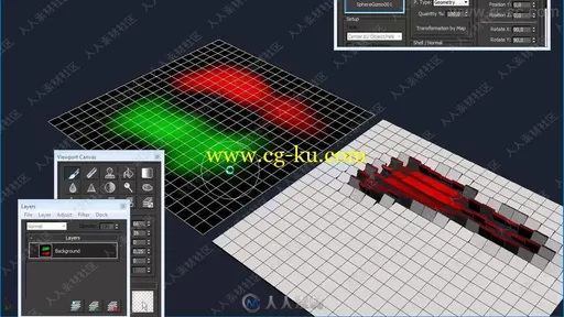 POLYFX概念图形MG动画3dmax插件V3.2版的图片3