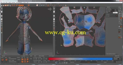 Unfold 3D 9.0快速展UV中文视频教程的图片3
