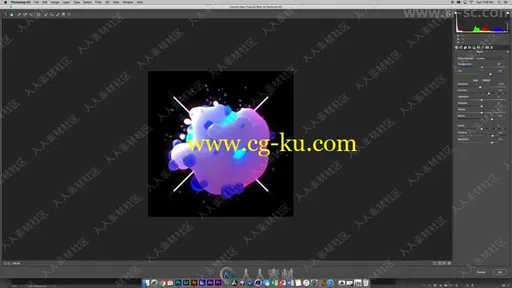 C4D中X-Particles抽象艺术渲染技术视频教程的图片4