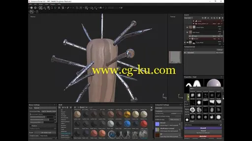 Substance Painter影视游戏4k8k高清纹理制作视频教程的图片3