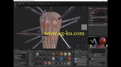 Substance Painter影视游戏4k8k高清纹理制作视频教程的图片4