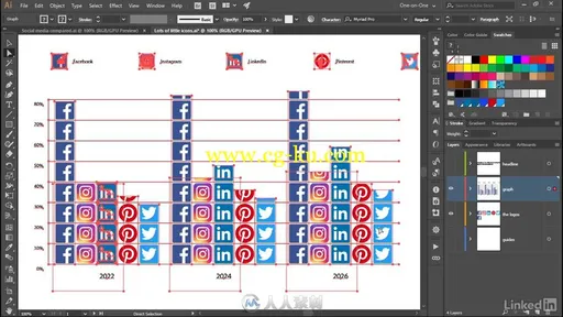 Illustrator CC 2018一对一专家技能训练视频教程的图片9