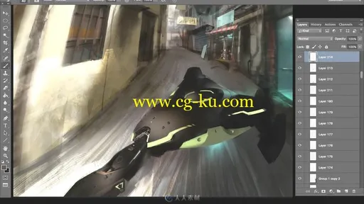 PS四个插画绘制实例视频教程的图片3