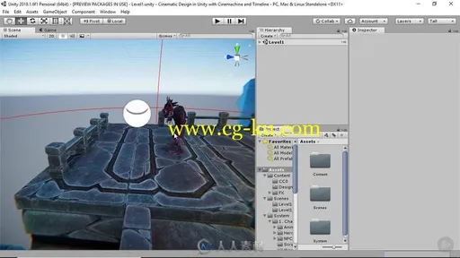 Unity游戏场景叙事性剪切技术训练视频教程的图片3