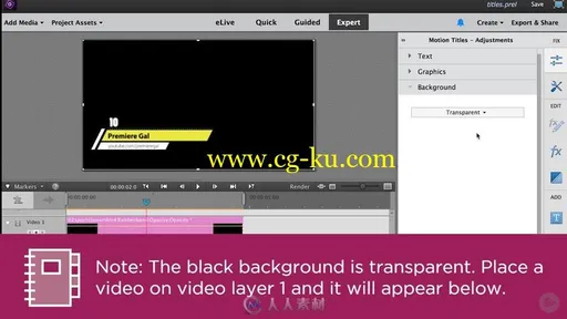Premiere Elements 15视频编辑基础训练视频教程的图片4