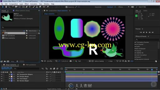 AE CC视觉特效基础核心技术训练视频教程的图片3