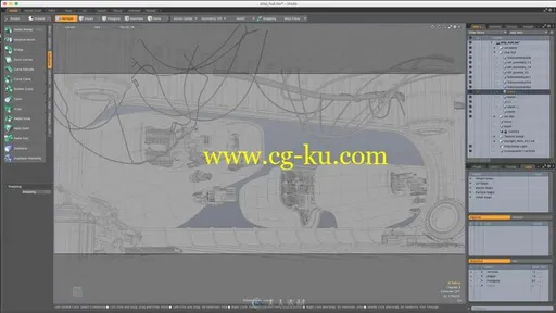 大师级科幻场景3D转2D数字绘画工作流程视频教程的图片2