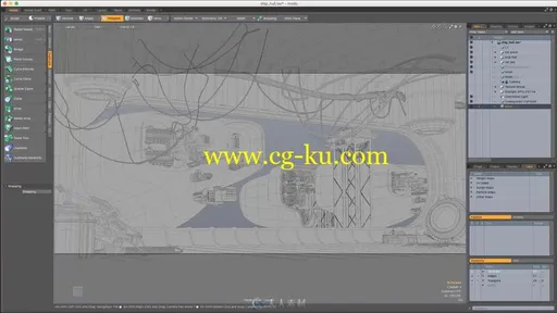 大师级科幻场景3D转2D数字绘画工作流程视频教程的图片3