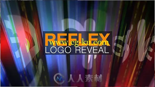 立体数码重组效果logo动画演绎AE模板的图片1