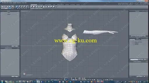 幻想黑暗哥特式男性女性服饰3D模型的图片18