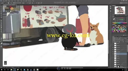 AteyGhailan画师插画实例训练视频教程的图片3