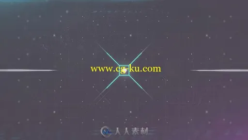 高科技几何图形变换Logo演绎动画AE模板的图片2