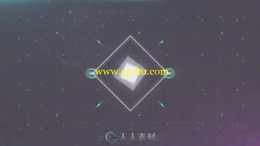 高科技几何图形变换Logo演绎动画AE模板的图片3