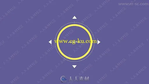 动感圆形渐入渐出Logo演绎动画AE模板的图片5