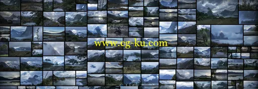 200张8K高清神秘湖泊与云雾山自然景观脉照片合集的图片1