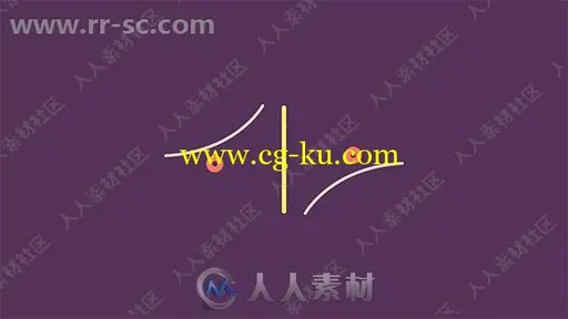 简单几何彩色块旋转拼凑logo动画演绎AE模板的图片1