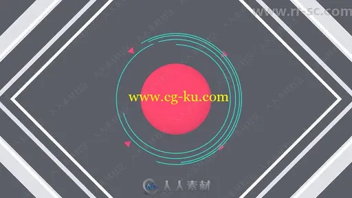 简约几何线条Logo演绎动画AE模板的图片3