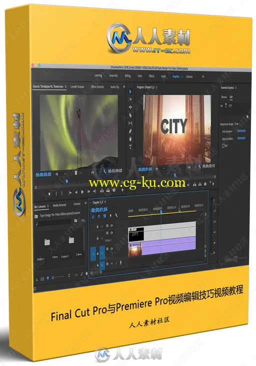 Final Cut Pro与Premiere Pro视频编辑技巧视频教程的图片1