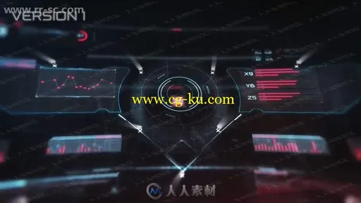 高端科技金属机器吸附logo动画演绎AE模板的图片3