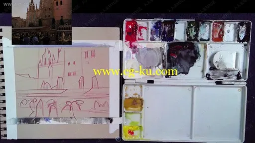 国外大师级水彩水粉绘画系统性训练视频教程的图片3