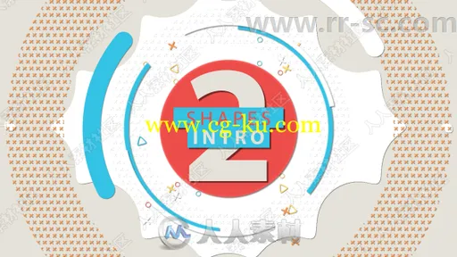 动感圆形变幻特效logo演绎动画AE模板的图片2