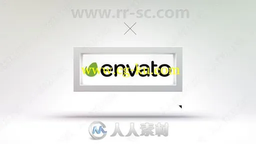 简单干净3D框架标题动画展示AE模板合集的图片2