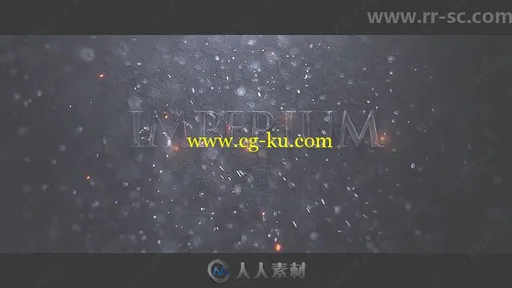 优雅星光粒子特效Logo演绎动画AE模板的图片1