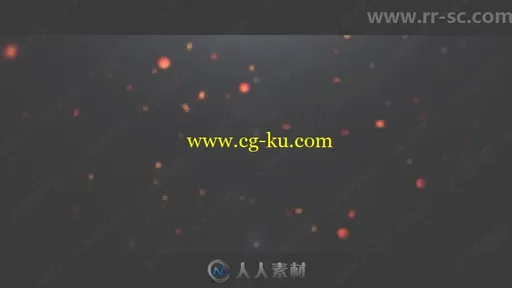 优雅星光粒子特效Logo演绎动画AE模板的图片2