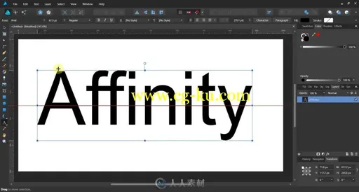 Affinity Designer平面艺术字体设计实例训练视频教程的图片1