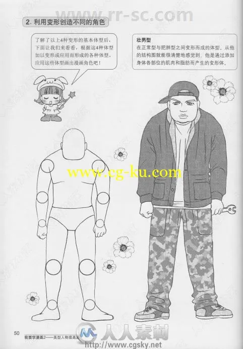 我要学漫画美型人物提高篇书籍杂志的图片3