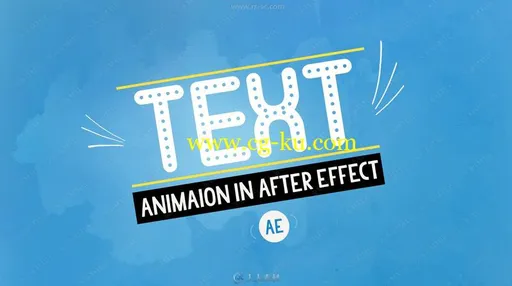 AE文本排版动画实例训练视频教程的图片2