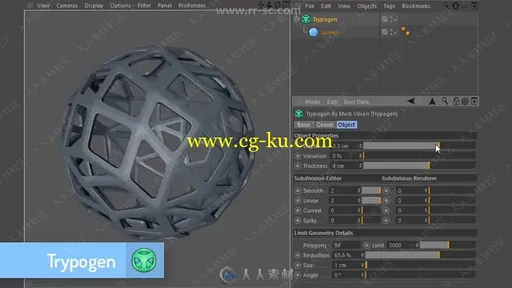 Topoformer拓扑C4D插件V1.1版的图片2