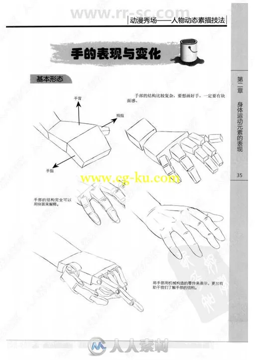 动漫秀场人物动态素描技法书籍杂志的图片2