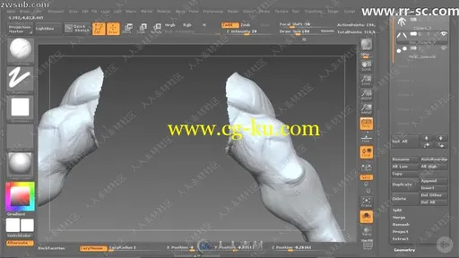 Zbrush中文教程手游角色雕刻视频教程的图片2