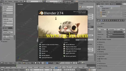 Blender初学者入门技术训练视频教程的图片1