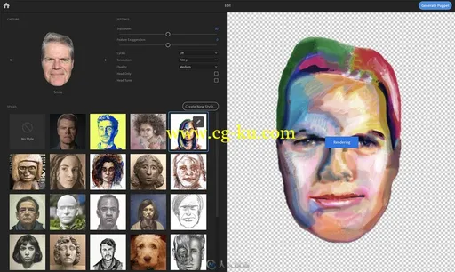 Adobe Character Animator中新功能Style Transfer操作解析的图片3