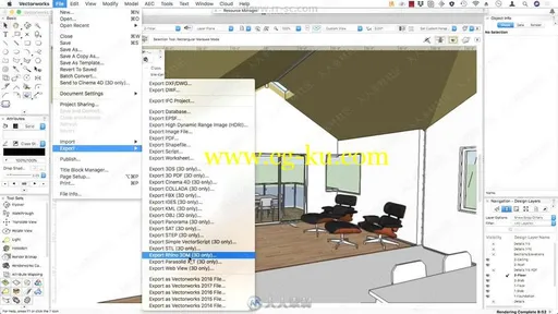 Vectorworks 2019建筑模型信息技术训练视频教程的图片2