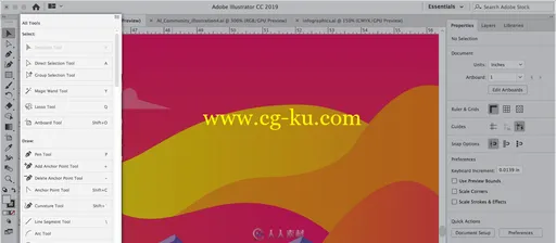 Illustrator CC 2019矢量绘画软件V23.0.0.530 Win版的图片3