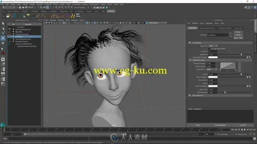 Ephere Ornatrix头发毛发3dsmax插件V6.0.12 修复版的图片3