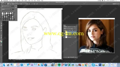人物肖像数字艺术绘画实例训练视频教程的图片2