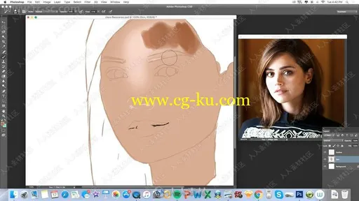人物肖像数字艺术绘画实例训练视频教程的图片3