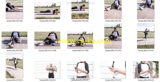 80种清新浅色系清晨健身运动摄影调色高清图片素材合集的图片3