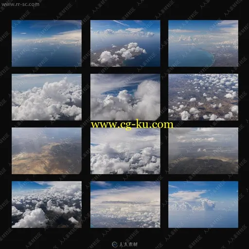 68组高质量6K分辨率天空云朵图片平面素材合集的图片2