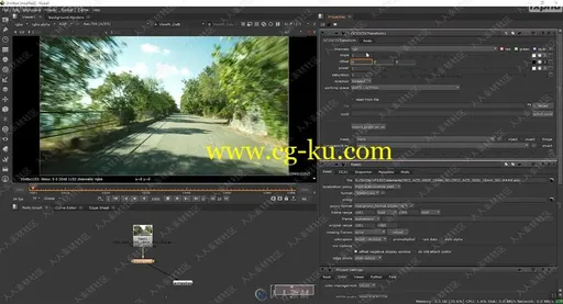 Nuke兰博基尼跑车影视级后期合成技术视频教程的图片2