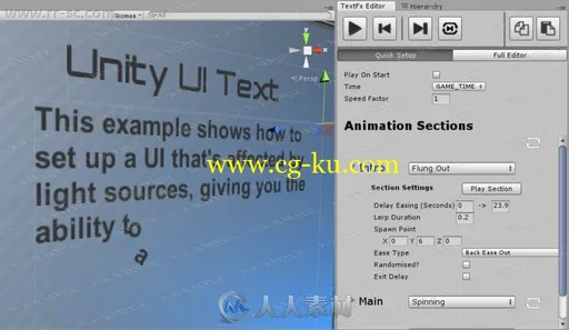有趣强大文本动画系统工具Unity游戏素材资源的图片3