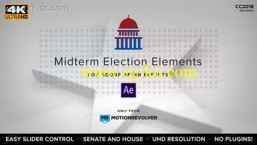 简洁选举国会参议图标信息图形元素AE模版的图片3