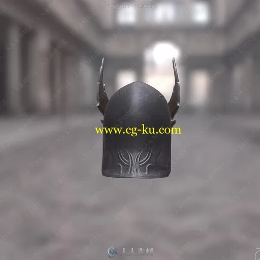 武器盔甲金属剑盾斧头盔等3D模型合集的图片2